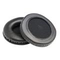 80mm Headphones Foam Round Ear Pads Cushions Replacement Black. 