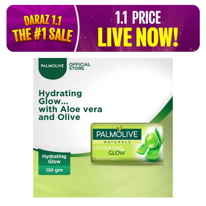 Palmolive Naturals Hydrating Glow Bar Soap 130g