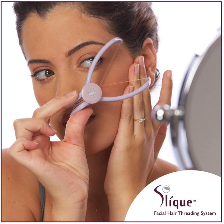 Slique Hair Threading Machine Face Eyebrow Facial Threading Machine for Women Hair Removal Machine Body Upper lips Hair Remover tool