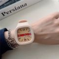 【Buy 1 Get 1 Free Fashion Vintage Square Rubber Watch Women Wristwatch Casual Fashion Unisex Watches 'HOMM. 