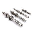 Stainless Steel SS304 Wedge Anchor - Expansion Anchor Bolt - Size M6 x 3 inches / M6 x 76 mm (Pack of 4pcs). 