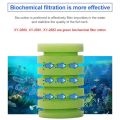QUANBU 2X Aquarium Filter,Ultra Quiet Aquarium Biochemical Sponge Filter. 