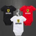 Ferrari Baby Romper Unisex 100% Soft Cotton. 