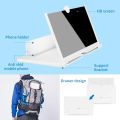 Cell Phone Screen Magnifier Eye Protection Display 3D Video Screen Amplifier Folding Enlarged. 