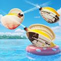 New Portable Water Spray Toy Press-type Simulation Clam Water Spray Tricky Toys Beach Water Play Toy Water Spray Clam. 
