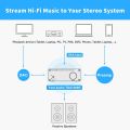 Fosi Audio TDA7498E 2 Channel 160W x2 Stereo Audio Amplifier Mini Hi-Fi Class D Integrated Amp for Passive Speakers with 24V Power Supply. 