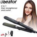Ubeator - Pro Hair Straightener Curling Flat Iron Tools For Salon Barbershop Home-657-Dark Gray. 