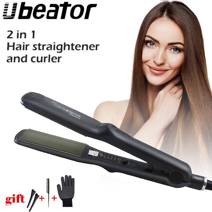 Ubeator Pro Hair Straightener Curling Flat Iron Tools For Salon Barbershop Home 657 Dark Gray Daraz.pk