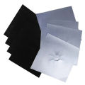 4 Pcs Square Foil Gas Hob Protector Liner Reusable Easy Clean Protection Pad Gas Stove Stovetop Protector Kitchen Accessories. 