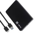 2.5 Inch HDD Enclosure USB 2.0/3.0 Plastic Hard Disk Case For SSD Disk Case HDD Box USB 2.0 HD External HDD Enclosure. 