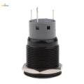 19mm 12V Blue LED Power Momentary Push Button ON/OFF Switch Waterproof. 