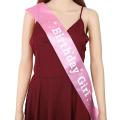 "Birthday Girl" Sash In Pink Color - Best For Girl's Birthday Party Wears. 