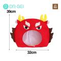 Cartoon Dragon Headgear Fluffy Dragon Plush Hat Cute Zodiac Dragon Doll Costume for New Year Masquerade Party Cosplay Props Accessories Dragon Headgear. 