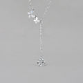 2021 Summer Jewelry Butterfly Necklace Women's Niche Design Jewelry Trend Clavicle Chain Temperament Simple Necklace. 