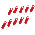 10 Pcs Red sim card tray removal eject pin key tool Moyao. 