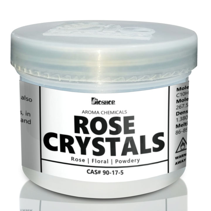 Rose crystals ( (Rose Acetate) Aroma Chemical Ingredients for Perfume making Material 100% Pure