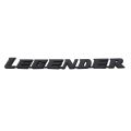 Matte Black Rear Legender Emblem For Toyota Fortuner Legender 2019-2022. 