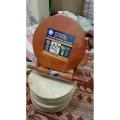 Wooden Chakla Belan With Rolling Wood Pin and Board 15 inches in Diameter-Wooden Rolling Pin And Board. 