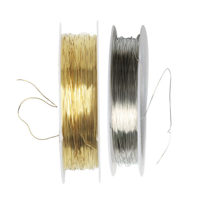 Gold And Silver Gear Wire For Jewelry Making 0.3mm