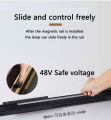 【Miga Plaza】LED Magnetic track  light design modern recessed magnetic Led rail light system / 48V safe surface and embedd install. 