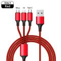 3 In 1 Micro USB Type C Charger Cable Multi Usb Port Multiple Usb Charging Cord Usbc Mobile Phone Wire For Samsung S10 HuaWei. 