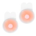 1 Pair Rabbit Ears Lift Up Bra Sticker Silicone Invisible Bras Cover Adhesive Petals Pads Washable Reusable bra Patch Summer Women Lingerie. 