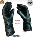 Leather Gloves for Men Pure Leather Gloves | Bike Gloves ,Men Boys Motorcycle ,Cycling & Outdoor Sports Gloves for Bike Riders. 