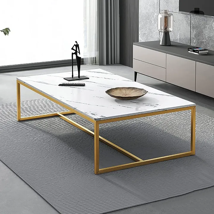 Coffee%20Table%20Open%20Rectangular%20Table%20Marble%20Effect%20Coffee%20Table%20With%20Metal%20Frame,%20Middle%20Table%20For%20Living%20Room%20Or%20Reception%20Room%20-%20Image%203