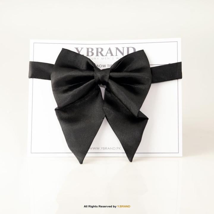 Y.BRAND-Butterfly Silk Tuxedo Neck Bow Tie For Men BT-1025