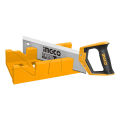 Ingco Mitre Box and Back Saw Set, Mitre box and back saw set , saw. 
