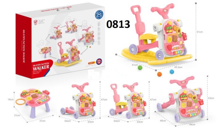 HUANGER 5 in 1 Baby Multifunction Walker