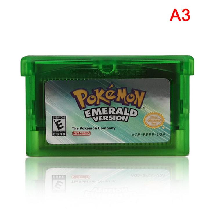 Pokemon Game Card Series Ruby Firered Emerald Sapphire Video Game Cartridge
