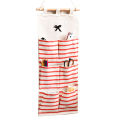6/8 Pockets Cotton Linen Fabric Wall Door Hanging Bag Organizer Storage Pouch. 