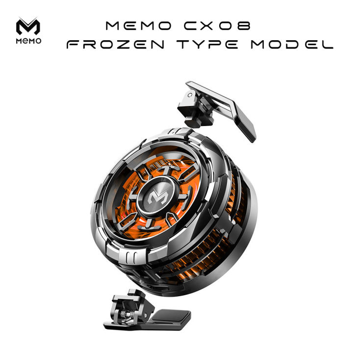MEMO CX08 Frozen Type Model Mobile Phone Cooler Mobile Semiconductor Cooling Radiator for IOS Android PUBG Magnetic Back-clip Heat Sink