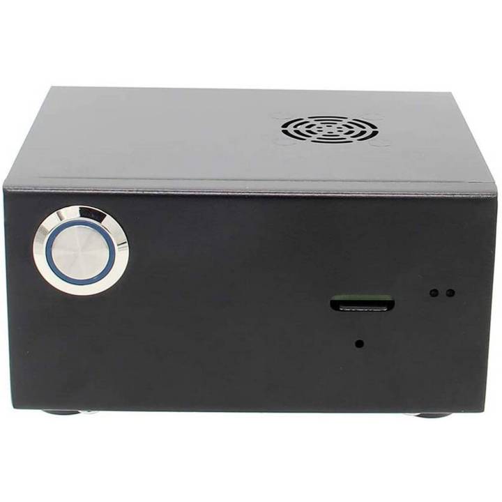 Geekworm Raspberry Pi Metal Case Enclosure for X820 V3.0 SSD&HDD SATA