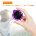 Folding Hair Brush Pocket Comb With Mirror Set Mini Travel Compact Foldable Gift. 