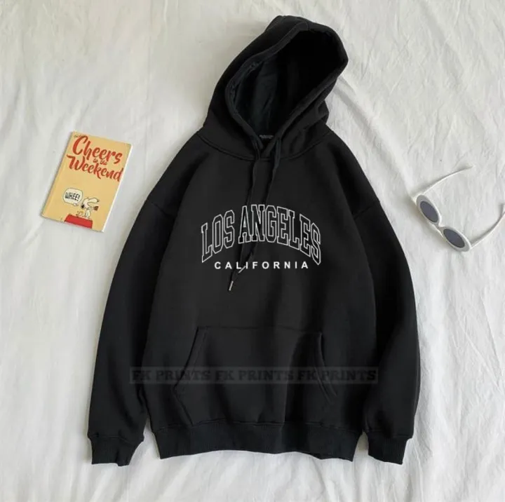 Los%20Angeles%20California%20Printed%20Fleece%20Full%20Sleeves%20Pull%20Over%20Hoodie%20-%20Image%203