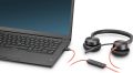 Poly - Blackwire 8225 Wired Headset with Boom Mic (Plantronics) - Dual-Ear (Stereo) Computer Headset - USB-A to Connect to your PC/Mac - Active Noise Canceling-Works with Teams (Certified), Zoom &more. 