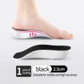 【HOT】 Height Increase Insoles For Men Women Shoes Flat Feet Arch Support Orthopedic Insoles Sneakers Heel Lift Half Shoe Pads 3 Colors. 