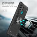 O-Lonnie for Infinix Hot 9 Play Back Cover Camera Protect ring finger stand holder Phone Case. 