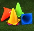 Multipurpose Football Training Cones Soccer Football Sports Speed Training Tool - Football marking Mini Size, 6inh  Multipurpose Training Cones Football Basketball, Soft & Durable Traffic Cone for Safety, Agility, Soccer, Football & Other Activities,. 