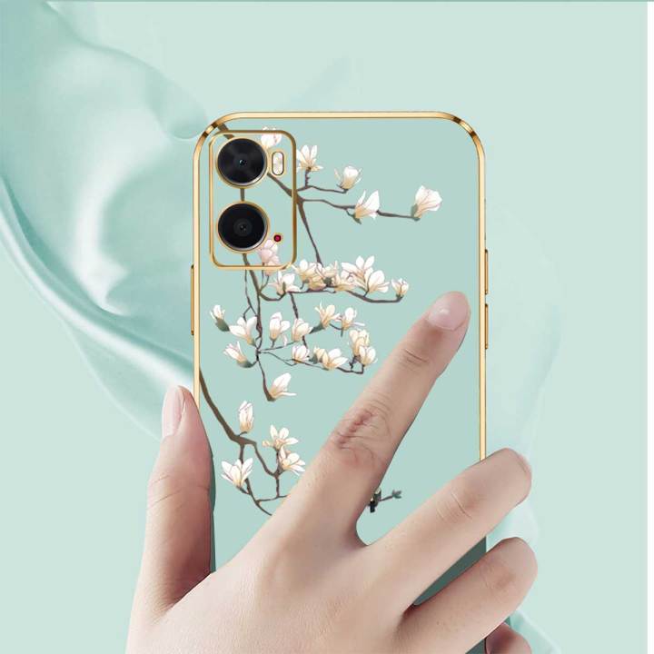 Casing%20For%20OPPO%20A76%204G%20A36%204G%20A96%204G%20Luxury%20Beautiful%20mapies%20with%20flower%20Camera%20Protection%20Phone%20Case%20Plating%20Edges%20Silicone%20Soft%20Cover%20With%20Free%20Lanyard%20-%20Image%203