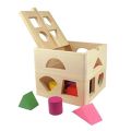 Fifteen Hole Shape Intelligence Box wooden toy for kids shapes and colors KS. 