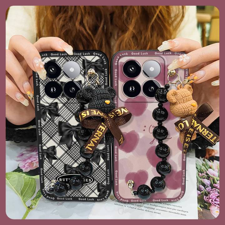 Black pearl pendant phone case Phone Case For Xiaomi14 Pro Anti-knock Waterproof Skin-friendly feel soft case Simplicity