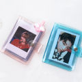 Photography Cute Card Stock Binders Albums Transparent Glitter Jelly Color Photo Album Mini Photo Album Card Holder Instax Album. 