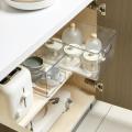 Drawer Sliding Rails Bin Tracks Pullout Organizers Storage Tool Retractable Rail DIY Kitchen Drawer Rail For Storage Basket. 
