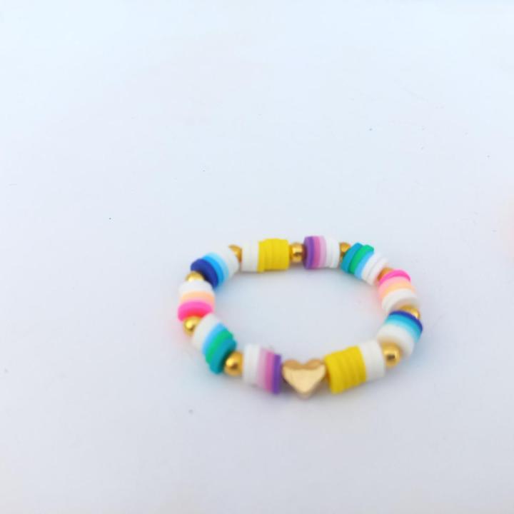clay beads bracelets with different style