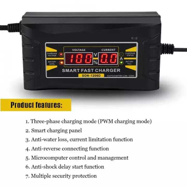 12V%206A%20Automatic%20Smart%20Fast%20Car%20Battery%20Charger%20Power%20Supply%20with%20Display%20Screen%20EU%20Plug%20-%20Image%202