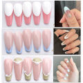 10PCS Nail Art Form French Stencil Inkjet Template Nail Stickers Manicure DIY SEVICH. 