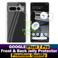 Google Pixel 7 Pro Front & Back Clear Jelly Protector Soft Film Protection Hydrogel Film Back Protector For Google Pixel 7 Pro. 